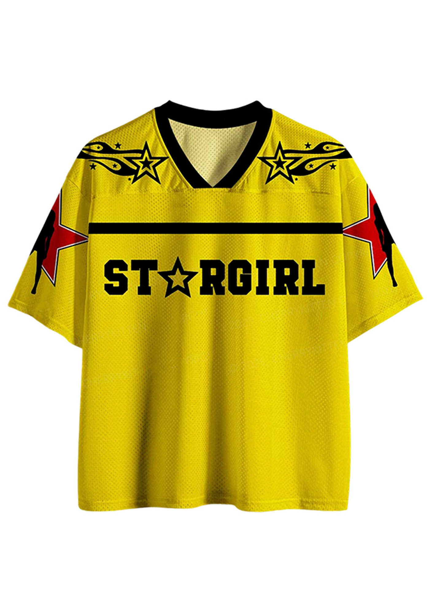 Star Girl Y2K Crop Sport Jersey Shirts