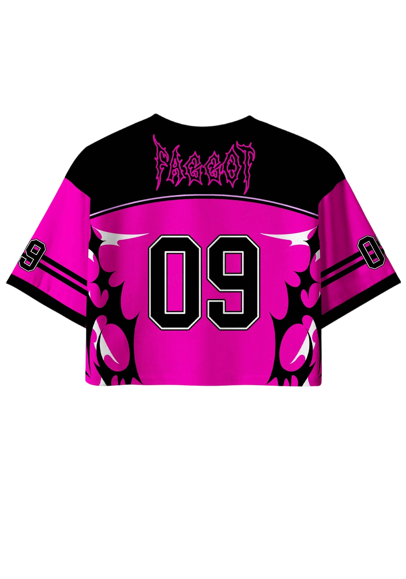 Faggot Y2K Crop Sport Jersey Shirts