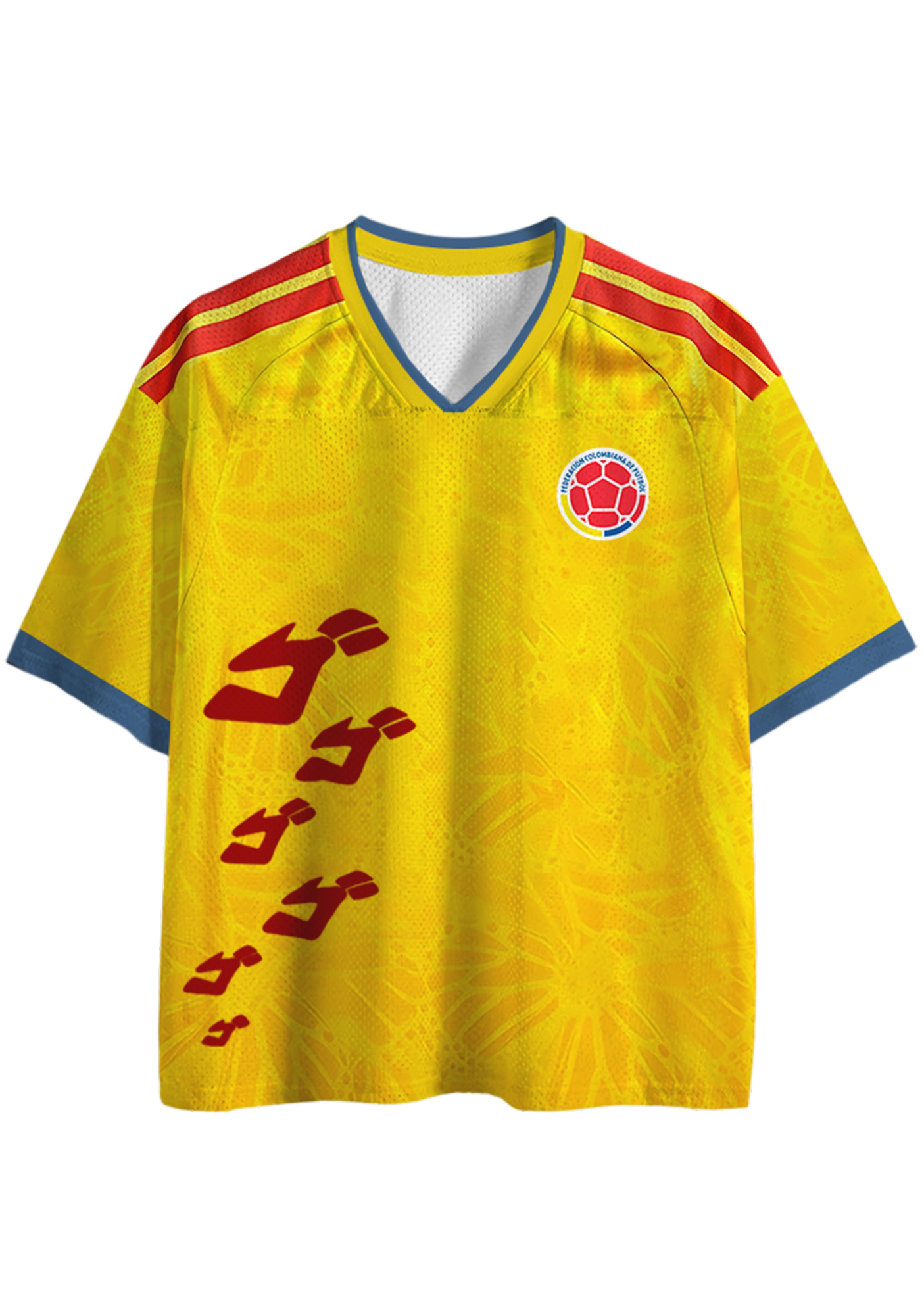JoJo Stand Battle Print Colombia Mesh Jersey Shirts