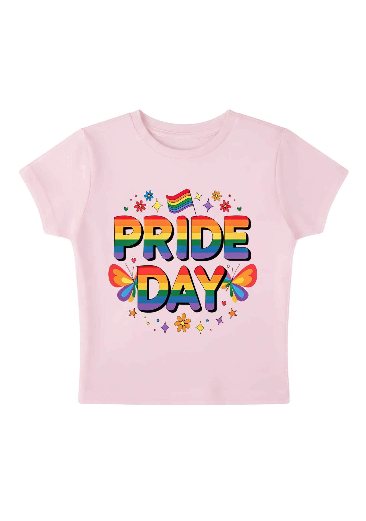 Pride Day Y2K Baby Tee