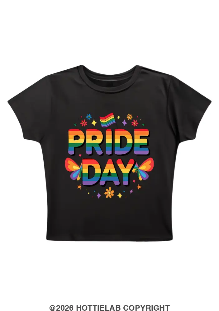 Pride Day Y2K Baby Tee