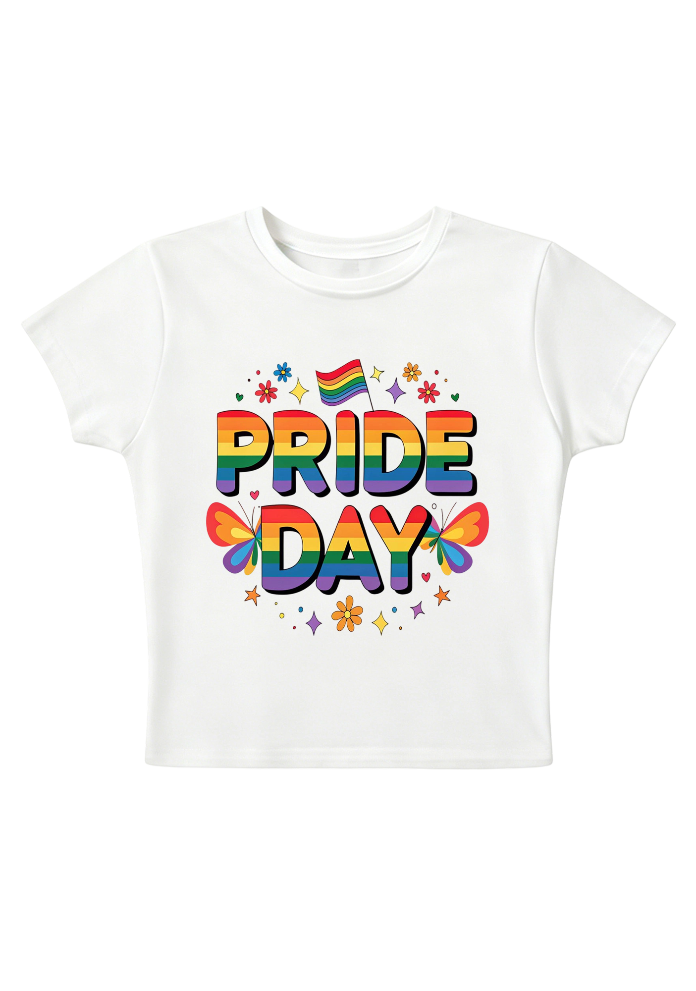 Pride Day Y2K Baby Tee