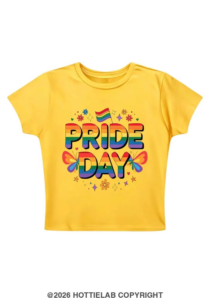 Pride Day Y2K Baby Tee