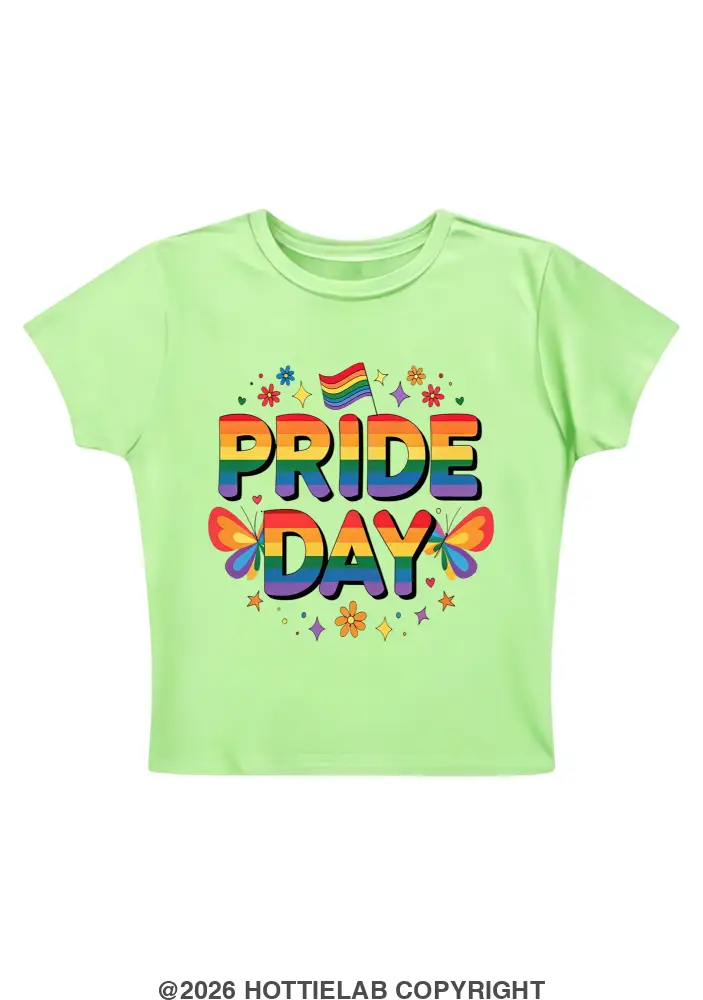 Pride Day Y2K Baby Tee