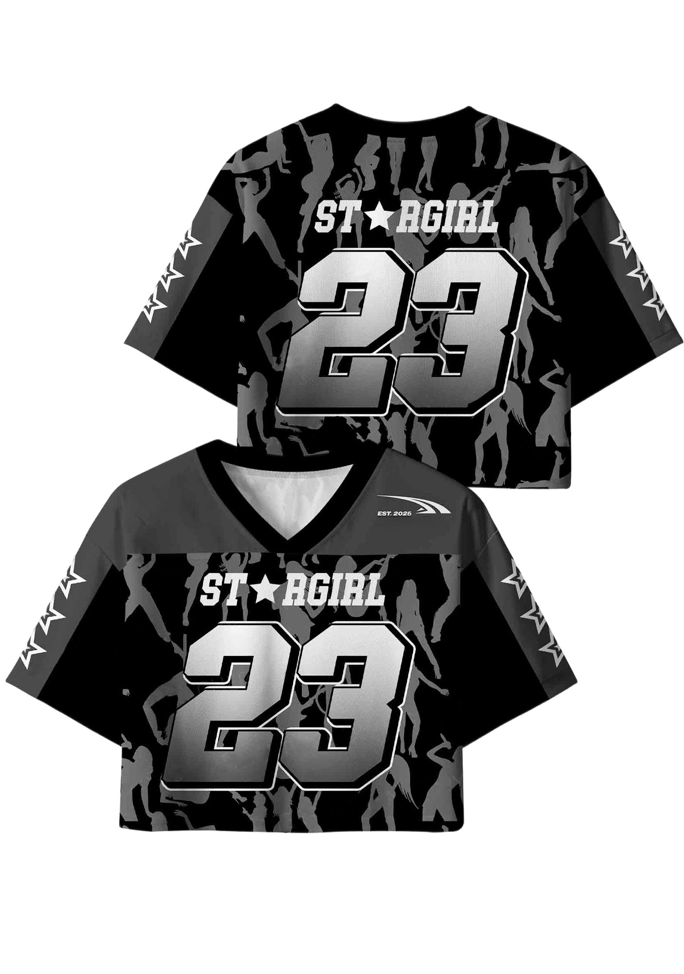 Star girl Serve Cunt Y2K Crop Sport Jersey Shirts
