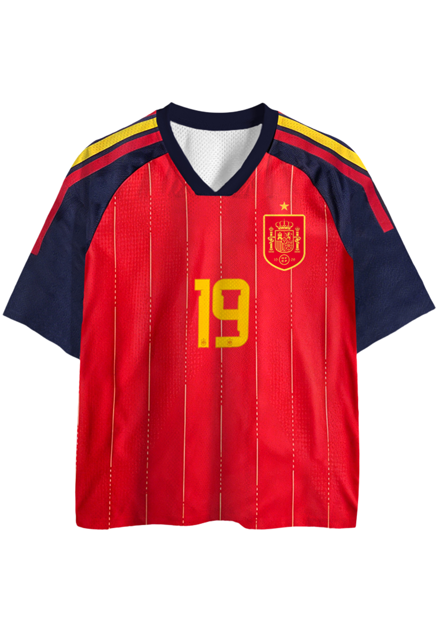 Spain #19 Game Day Mesh Jersey Shirts