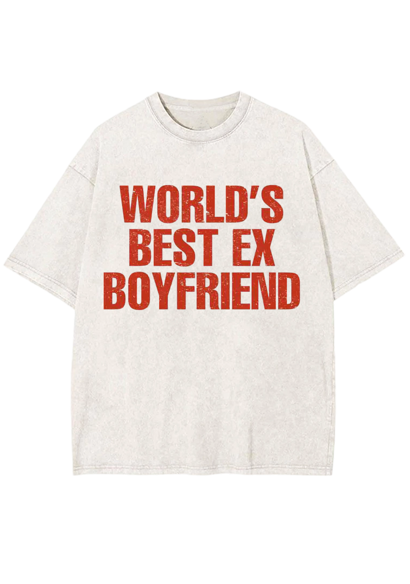 World's Best Ex Boyfriend Y2K Washed Tee