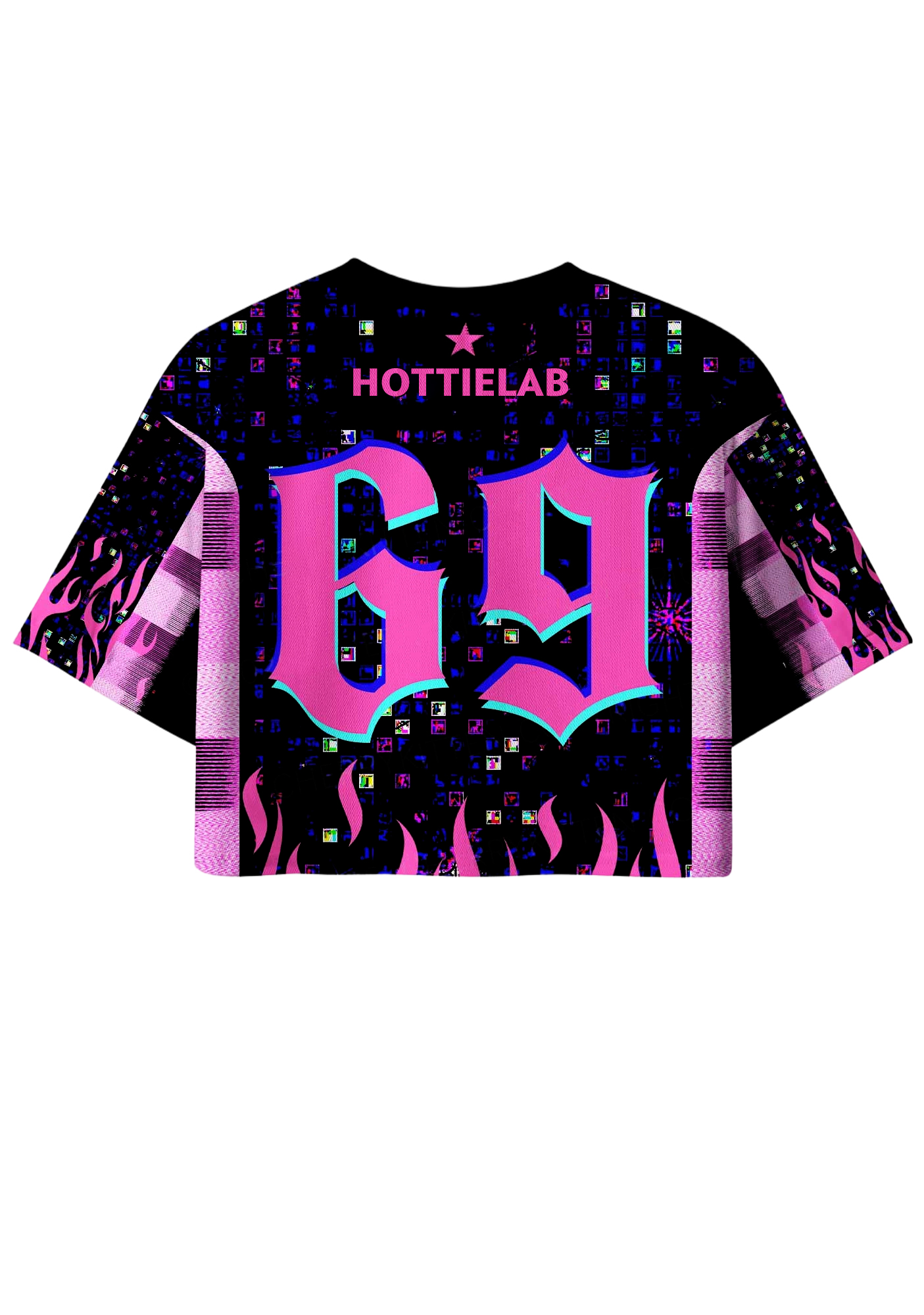 Hot girl Y2K Crop Sport Jersey Shirts