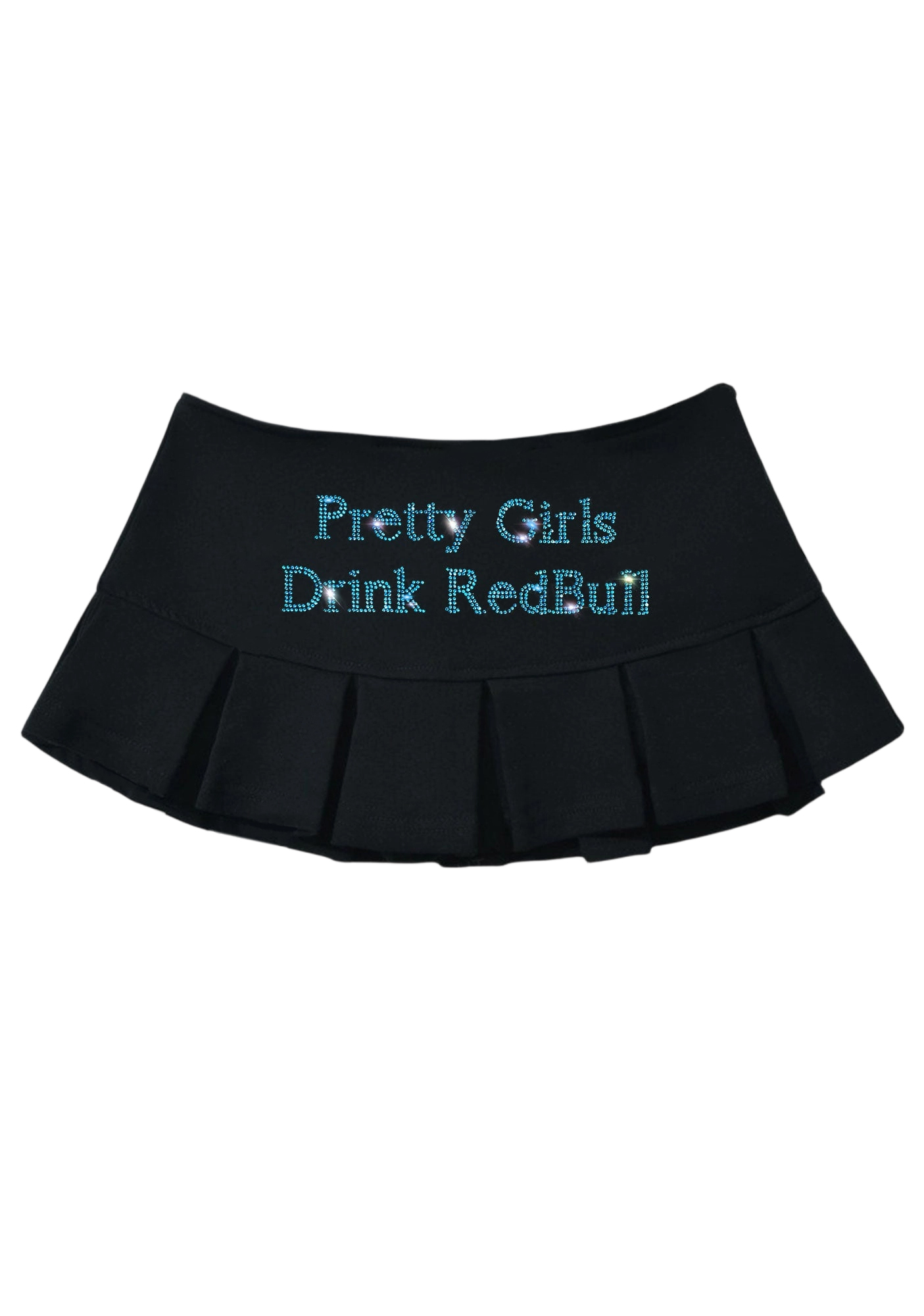 Pretty Girls Drink RedBull Y2K Mini Pleated Skirts