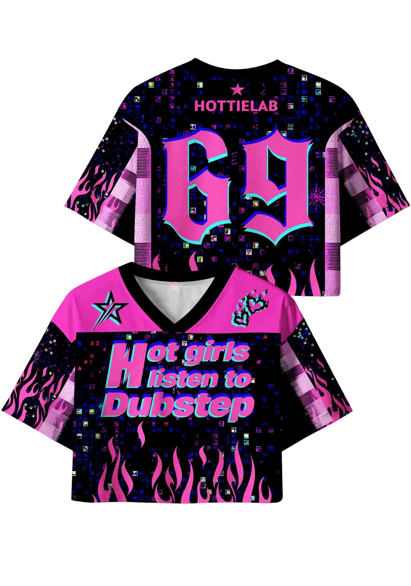 Hot girl Y2K Crop Sport Jersey Shirts