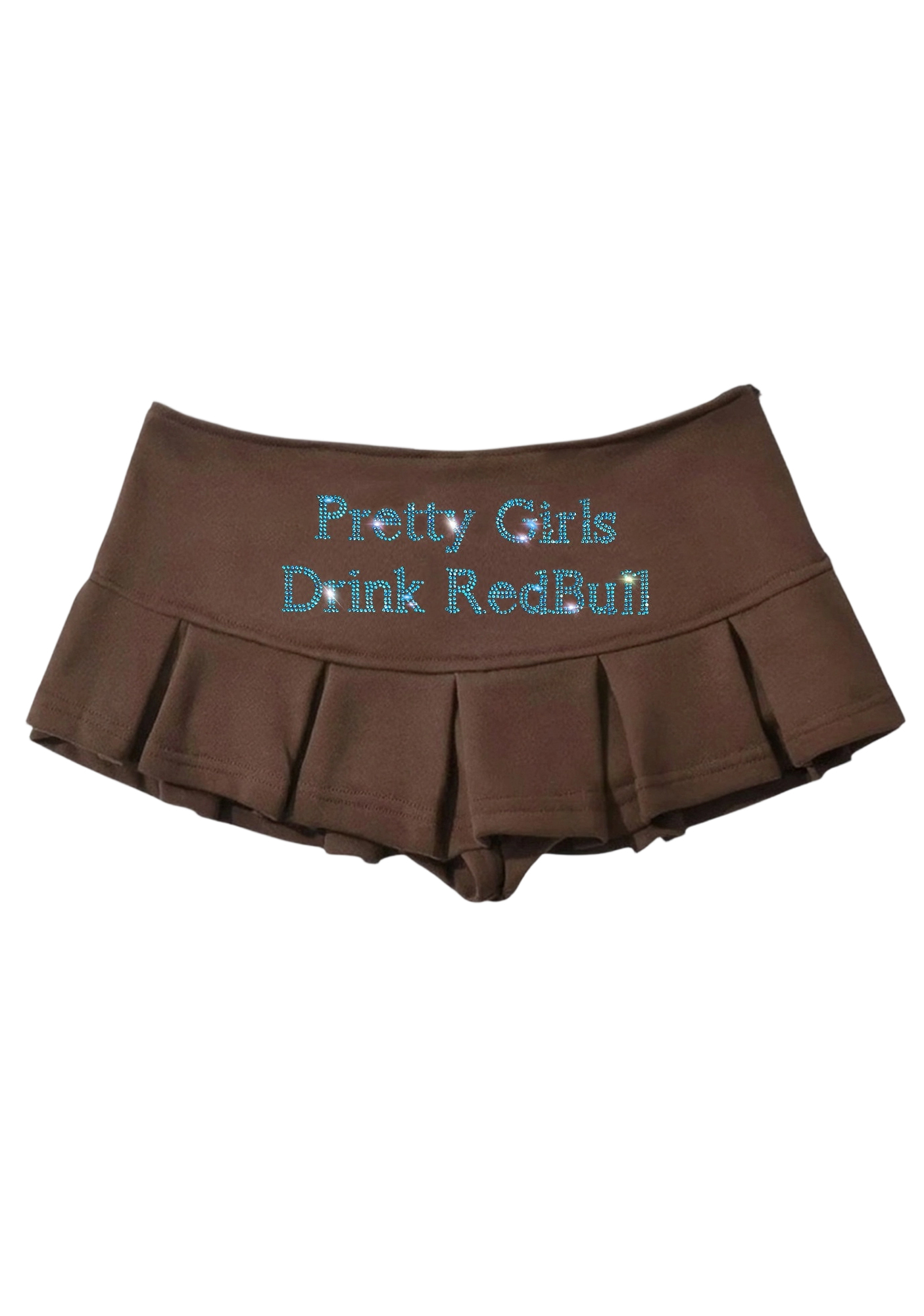 Pretty Girls Drink RedBull Y2K Mini Pleated Skirts