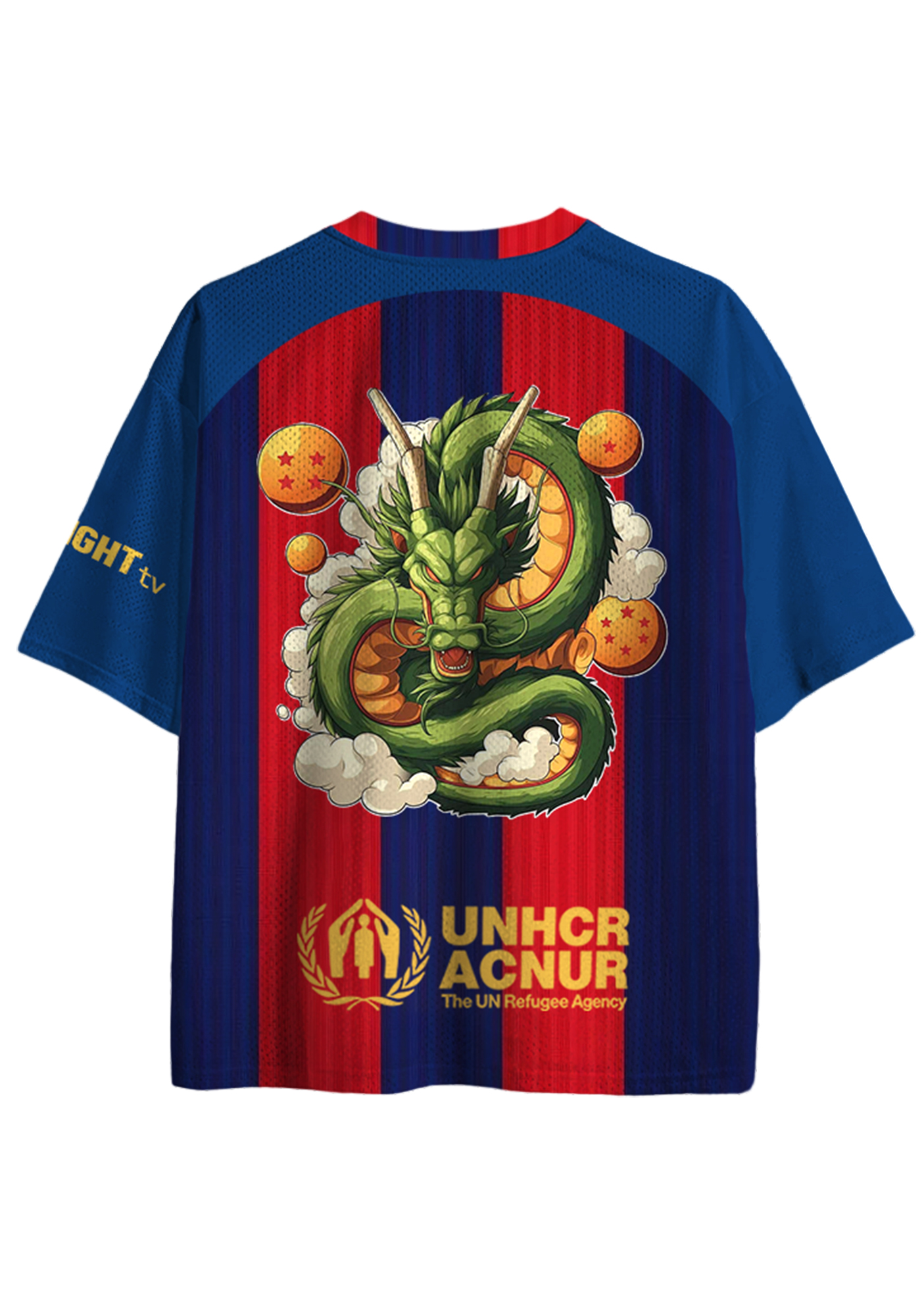 Dragon Ball Z x Barcelona Mesh Jersey Shirts