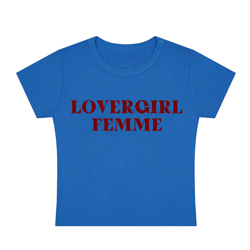 Lovergirl Femme Y2K Baby Tee