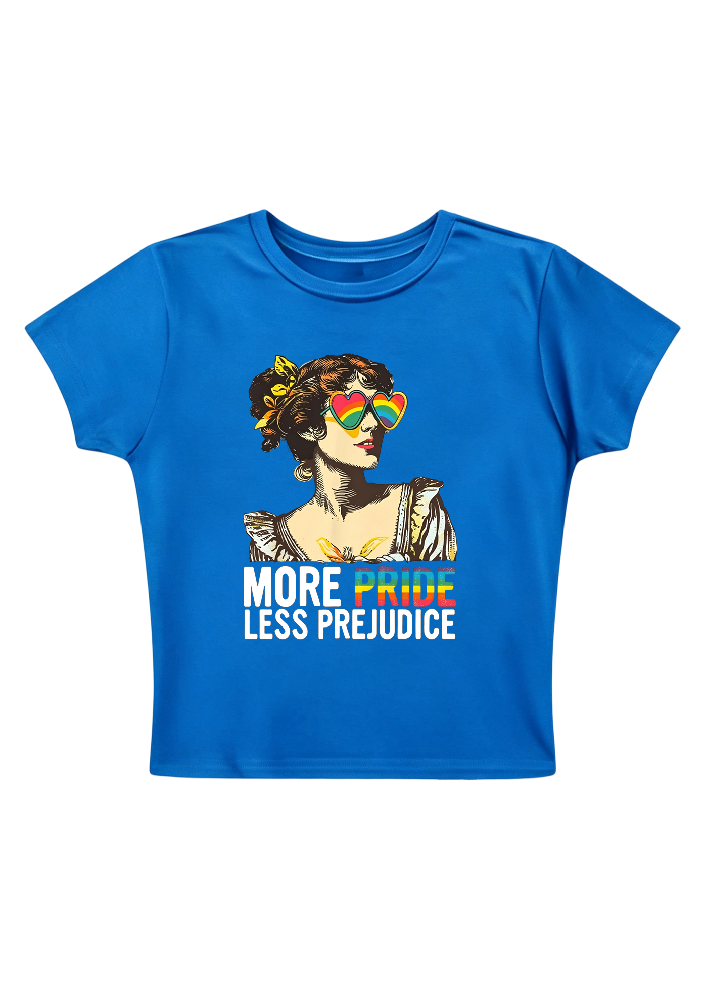 More Pride Less Prejudice Y2K Baby Tee