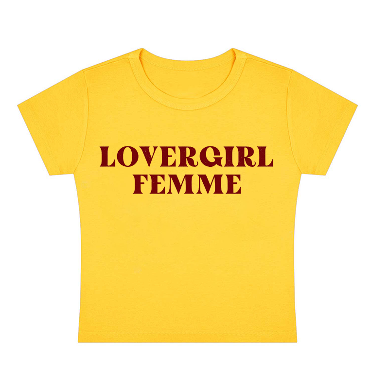 Lovergirl Femme Y2K Baby Tee
