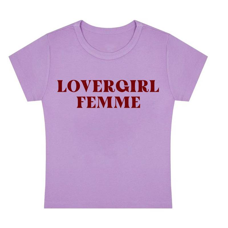 Lovergirl Femme Y2K Baby Tee