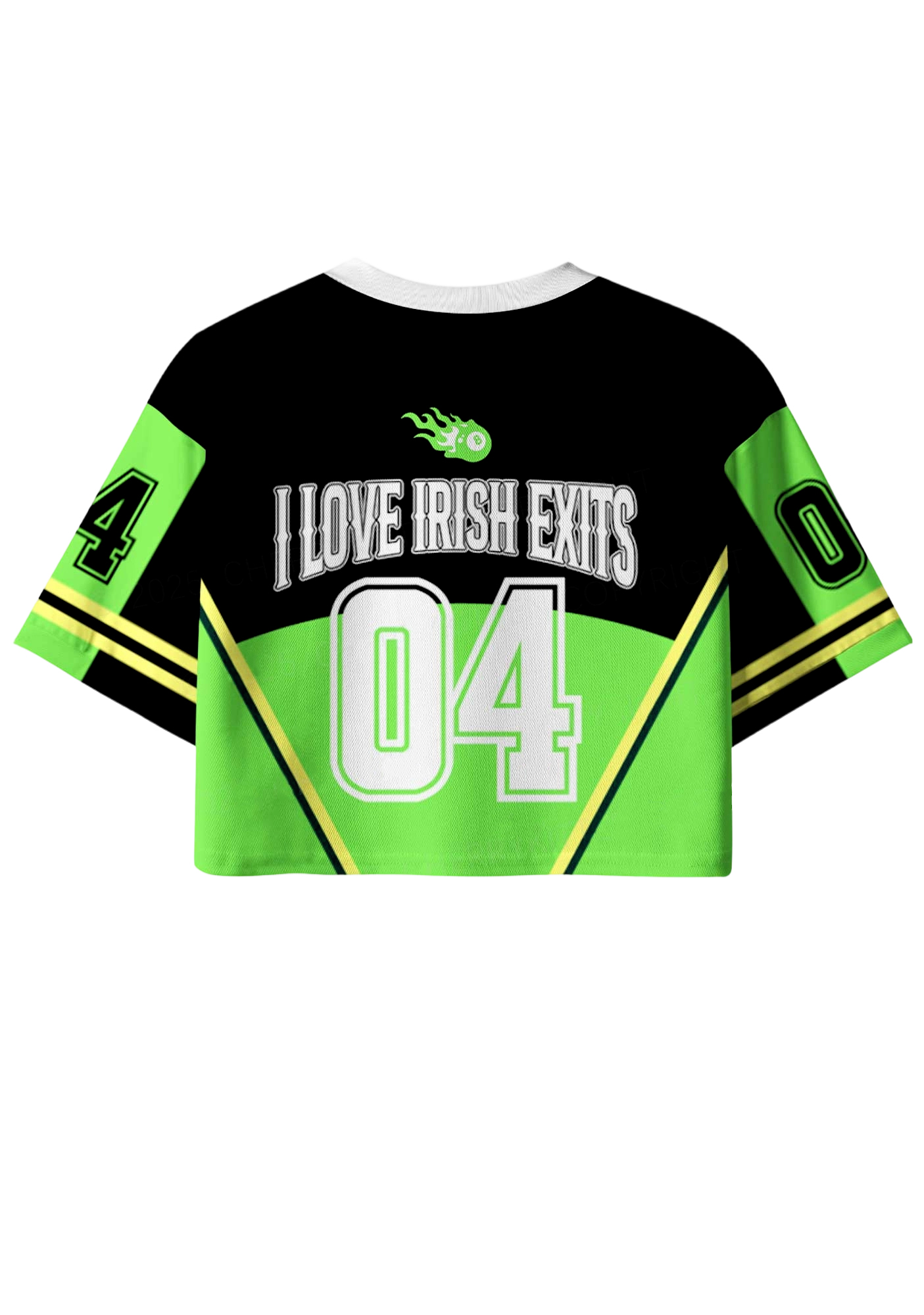  Irish Exits Y2K Crop Sport Jersey Shirts