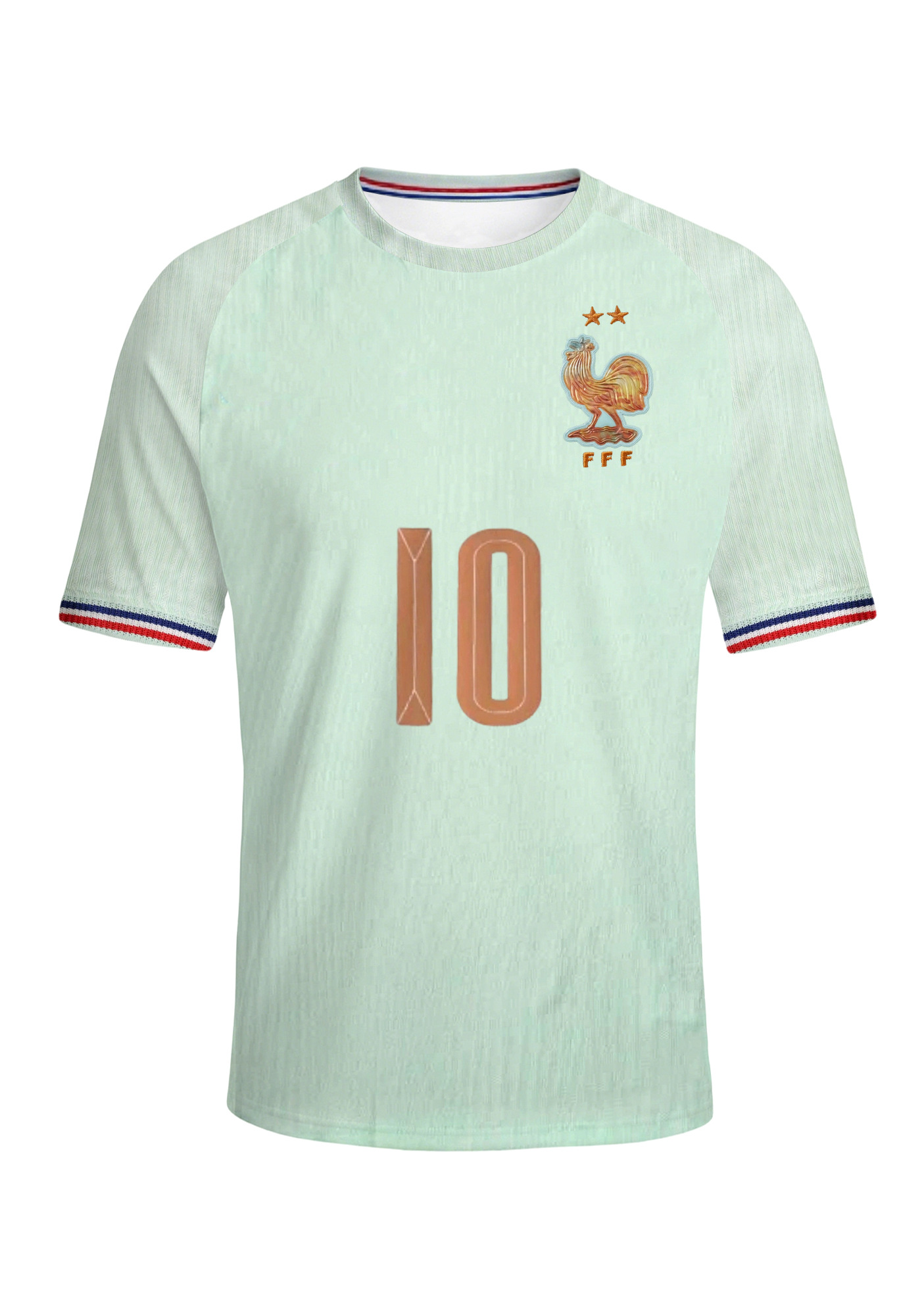 France National Team No.10 Light Jersey Shirts