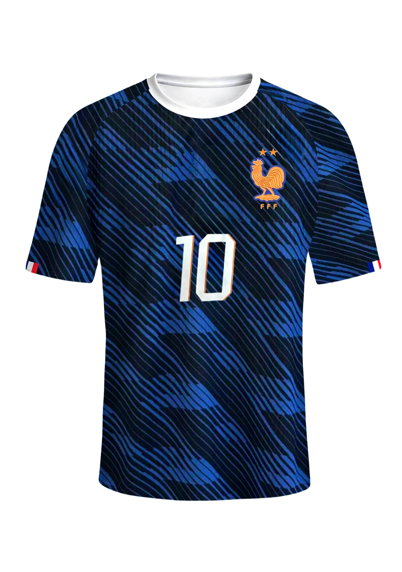 France National Team Two-Star Rooster Jersey Shirts