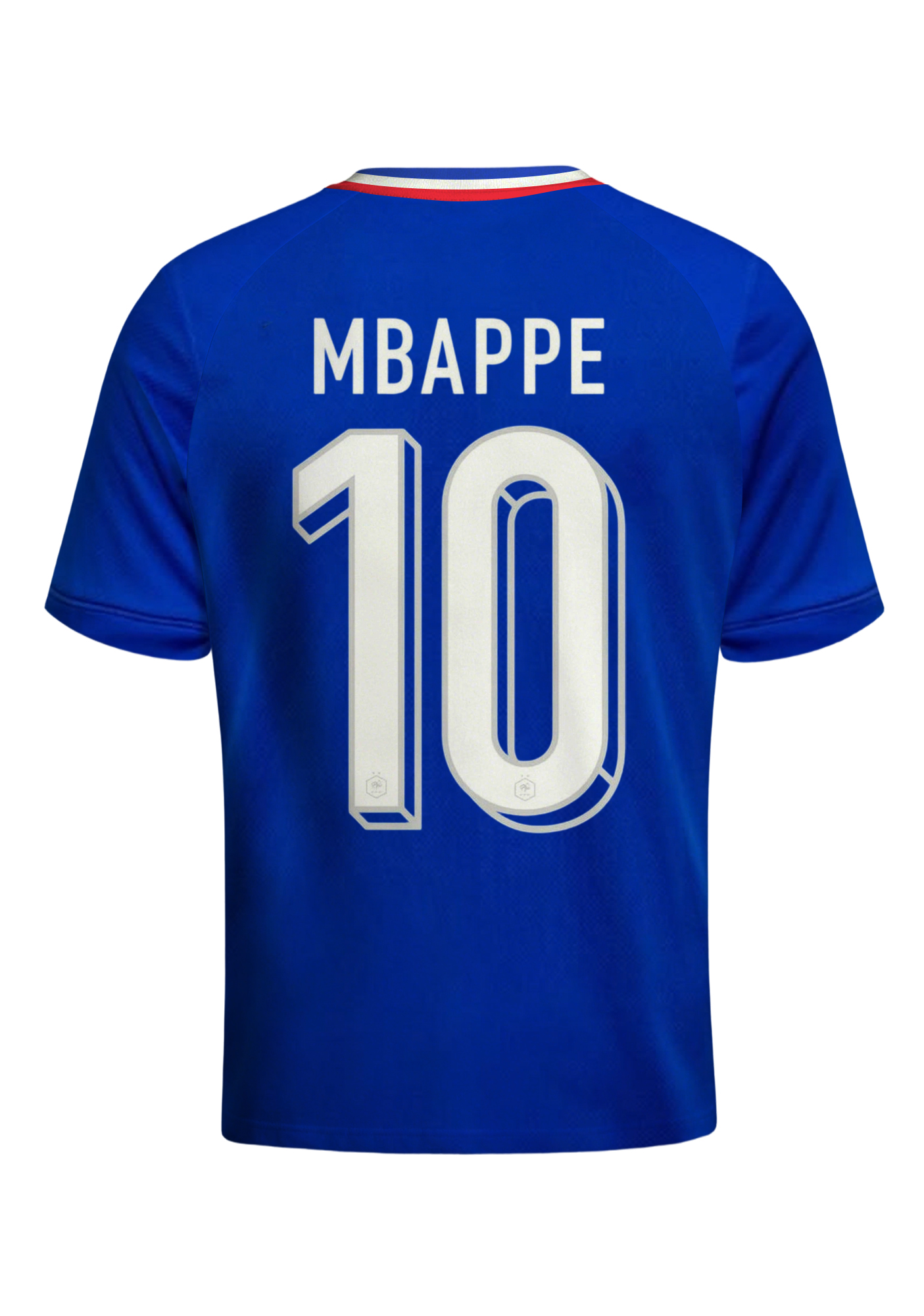 Men's Blue France #10 Football Jersey Shirts
