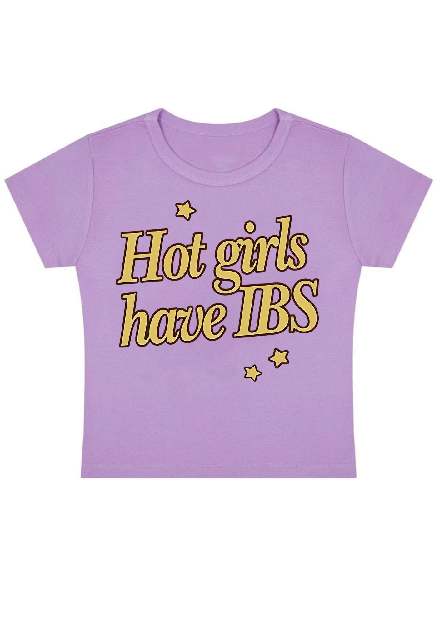 Hot Girls Have IBS Y2K Baby Tee