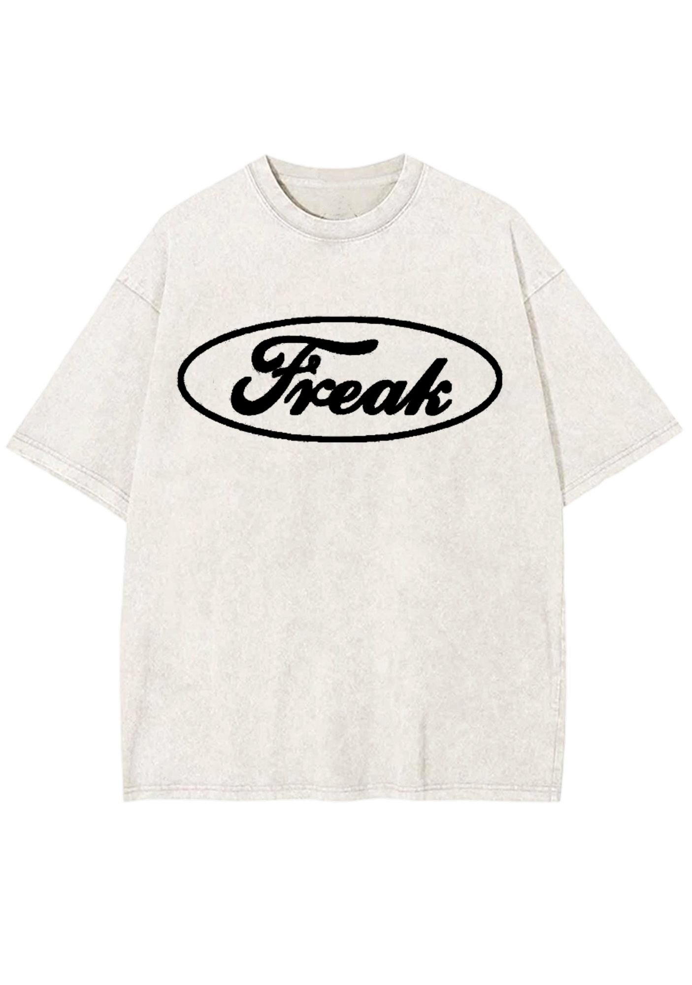 Oval Freak Y2K Washed Tee