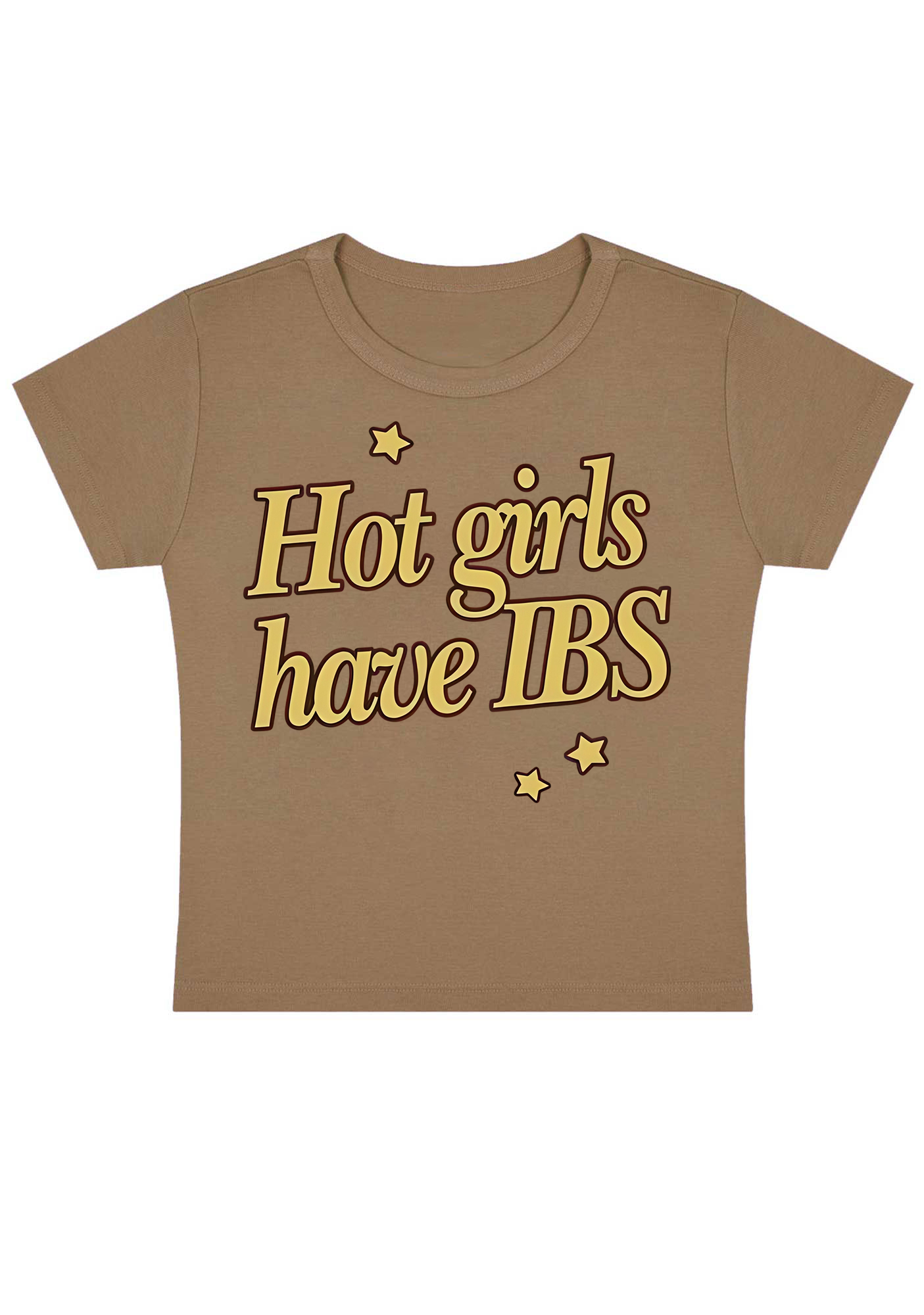 Hot Girls Have IBS Y2K Baby Tee