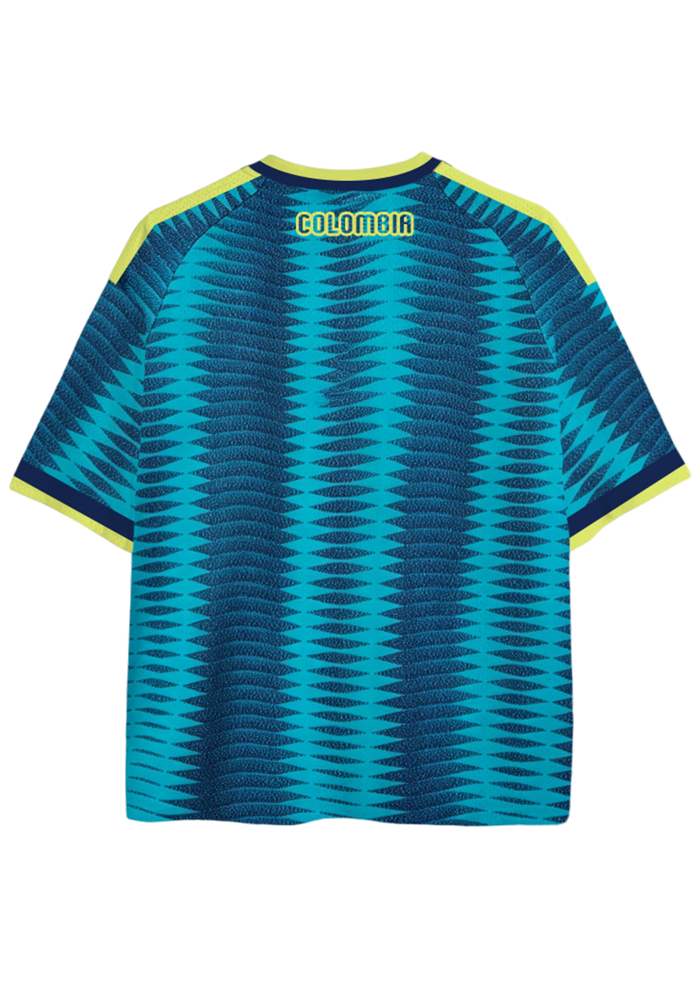 Gradient Teal Mesh Jersey Shirts