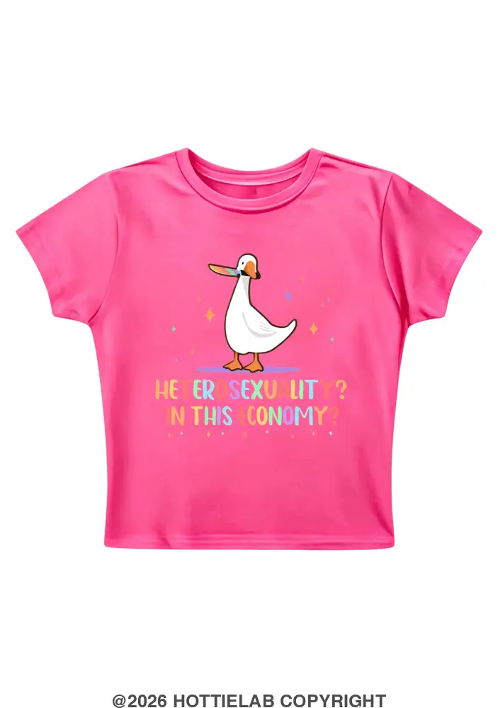 Heterosexuality In This Economy Y2K Baby Tee
