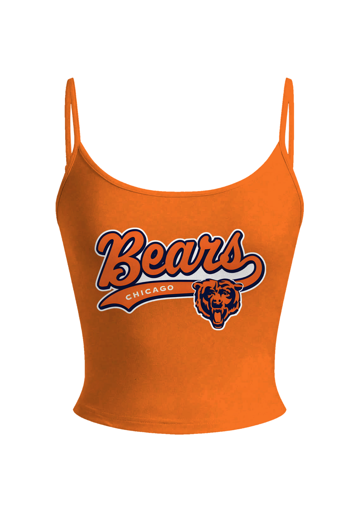 Chicago Bears Bear Head Letter Print Tops & Elasticated Trousers Two-Piece Set