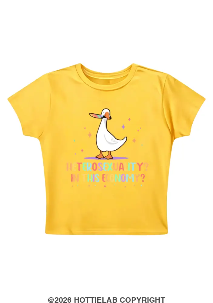 Heterosexuality In This Economy Y2K Baby Tee