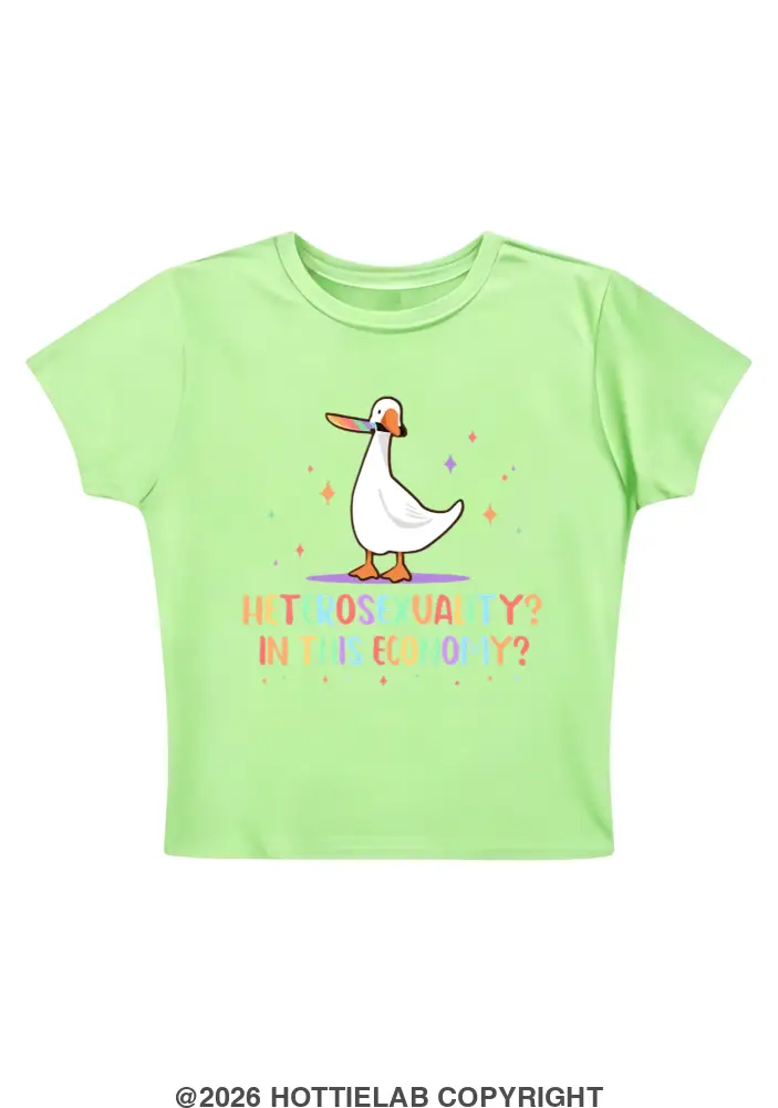 Heterosexuality In This Economy Y2K Baby Tee