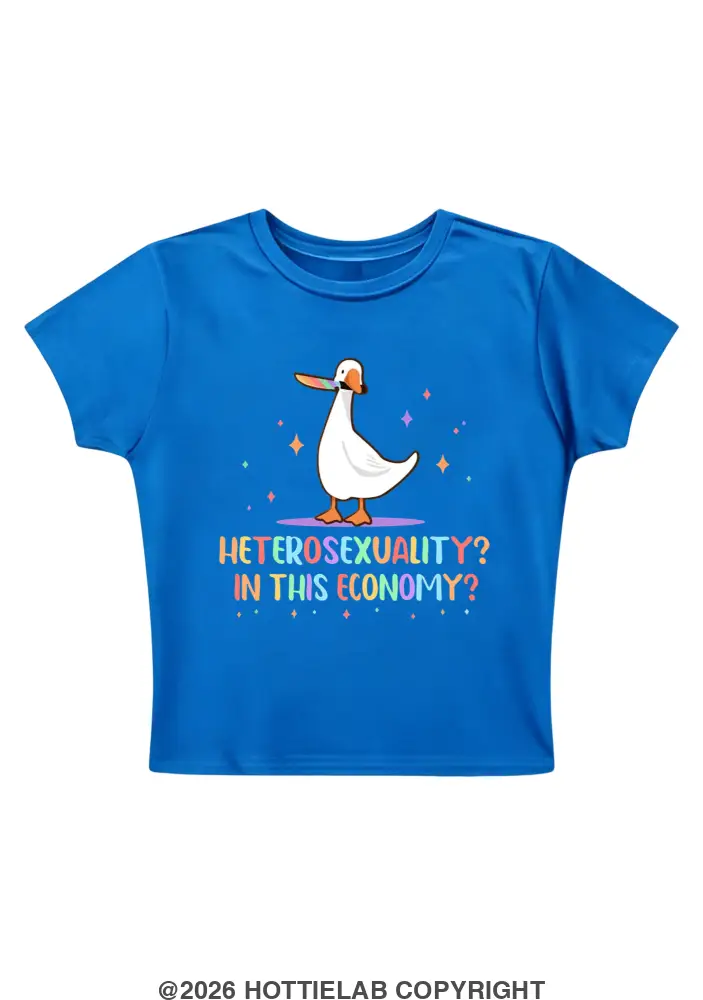 Heterosexuality In This Economy Y2K Baby Tee