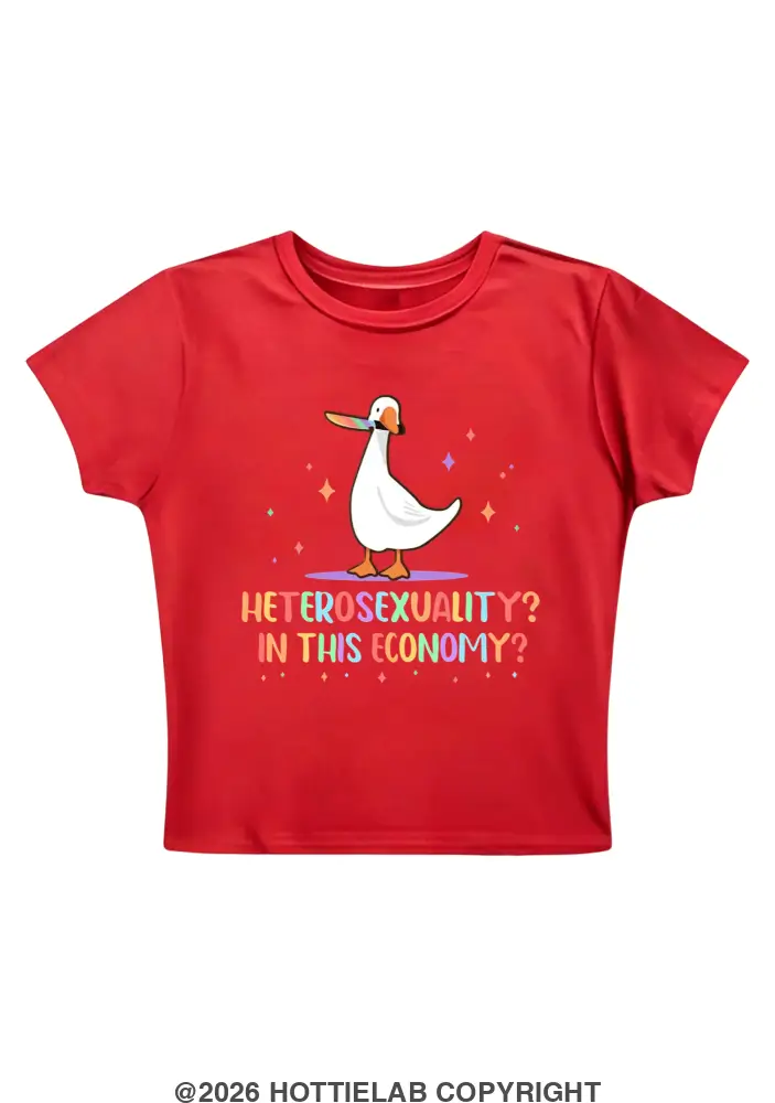 Heterosexuality In This Economy Y2K Baby Tee