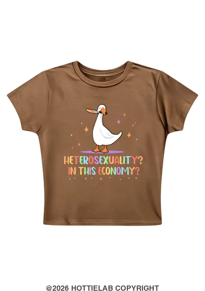 Heterosexuality In This Economy Y2K Baby Tee