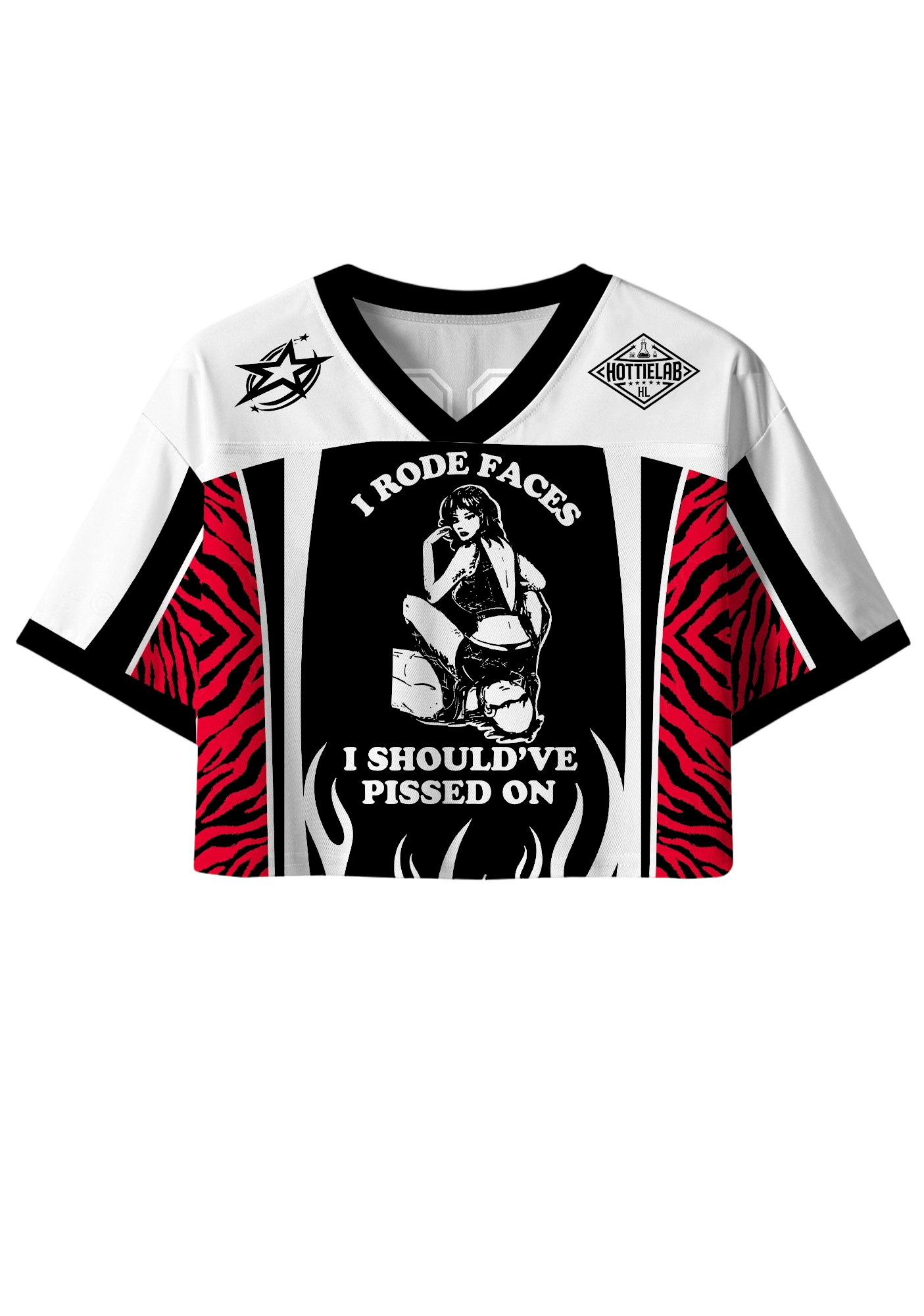 I Rode Face Y2K Crop Sport Jersey Shirts