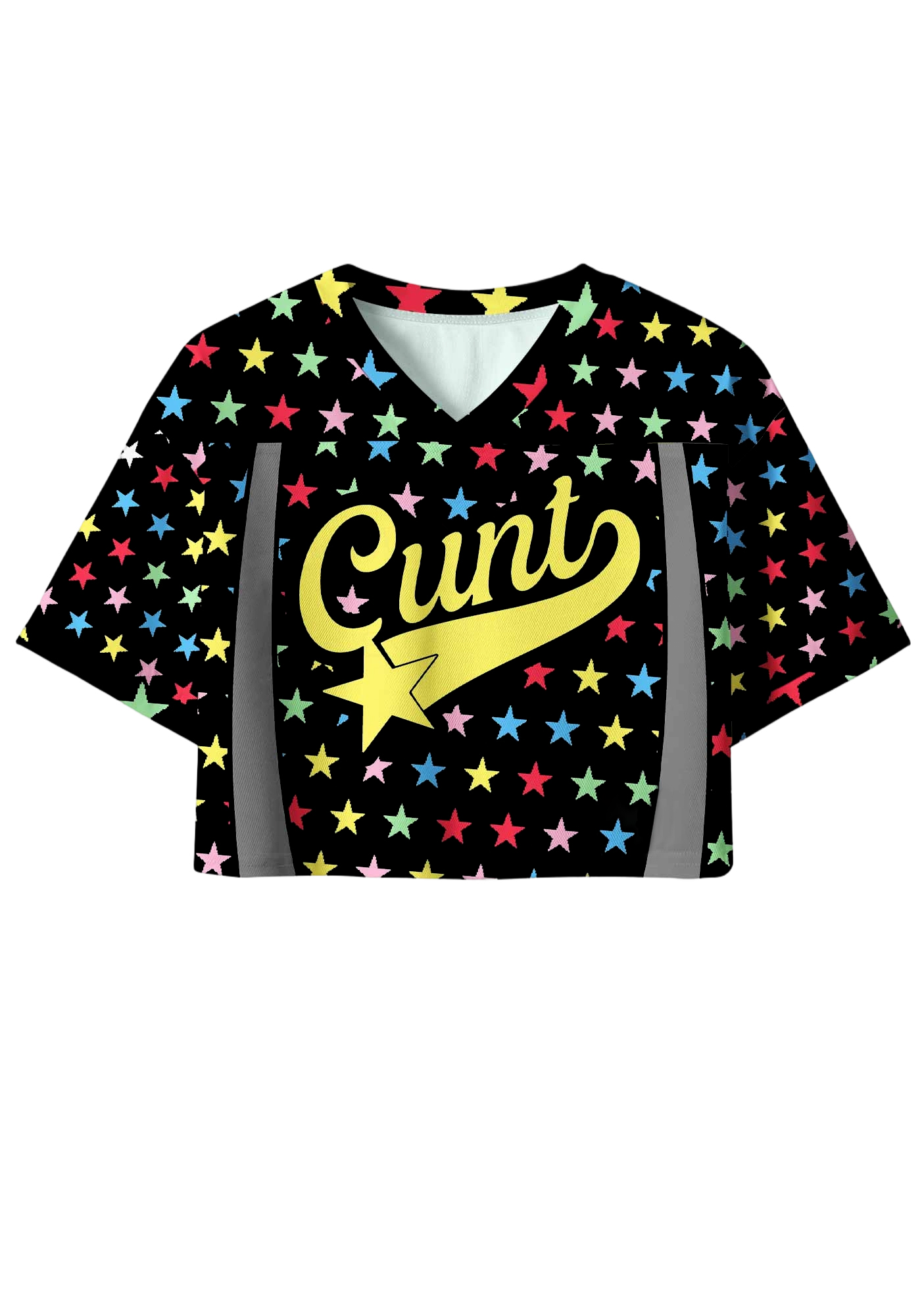 Cunt Y2K Crop Sport Jersey Shirts
