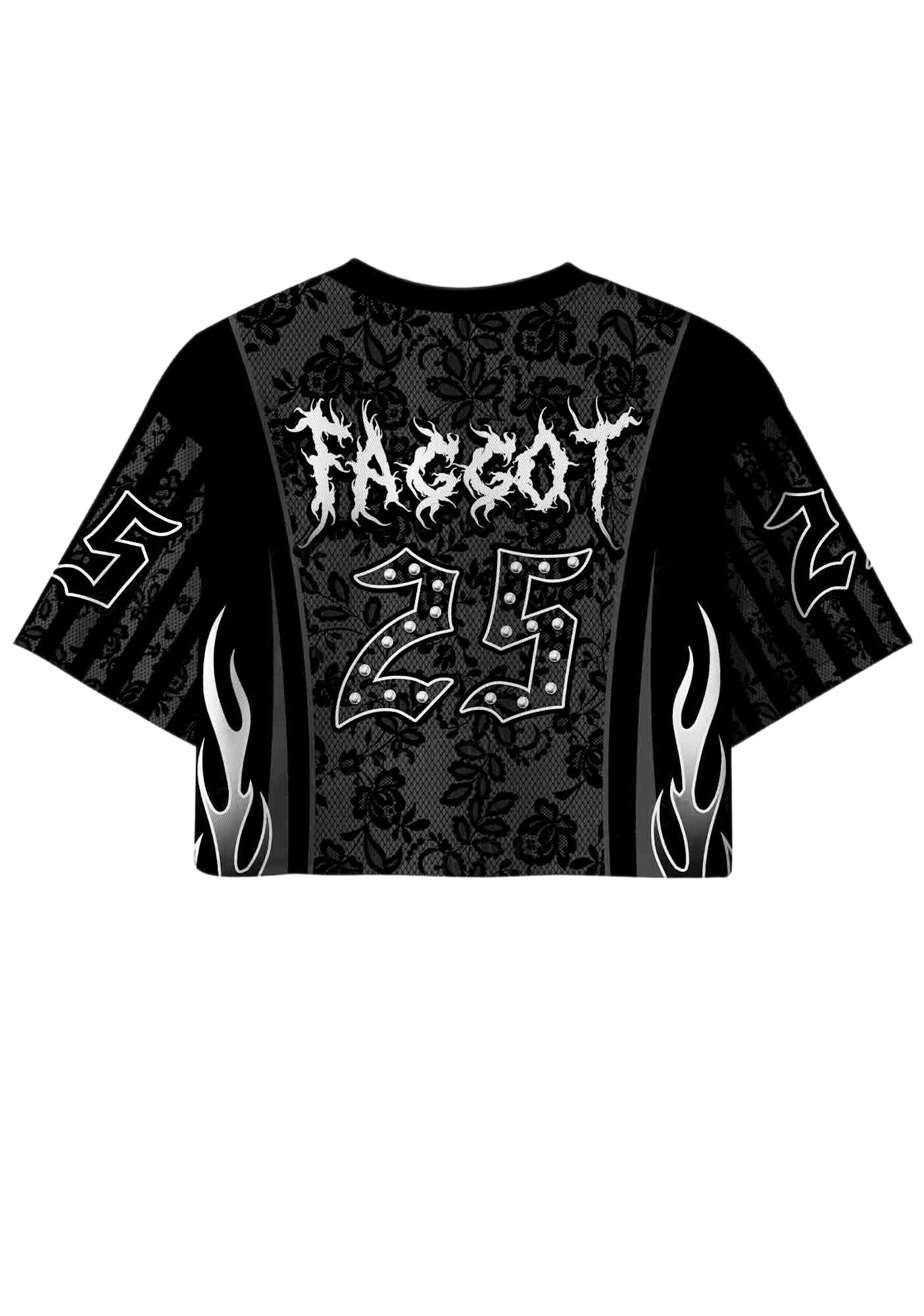 Faggot Y2K Crop Sport Jersey Shirts