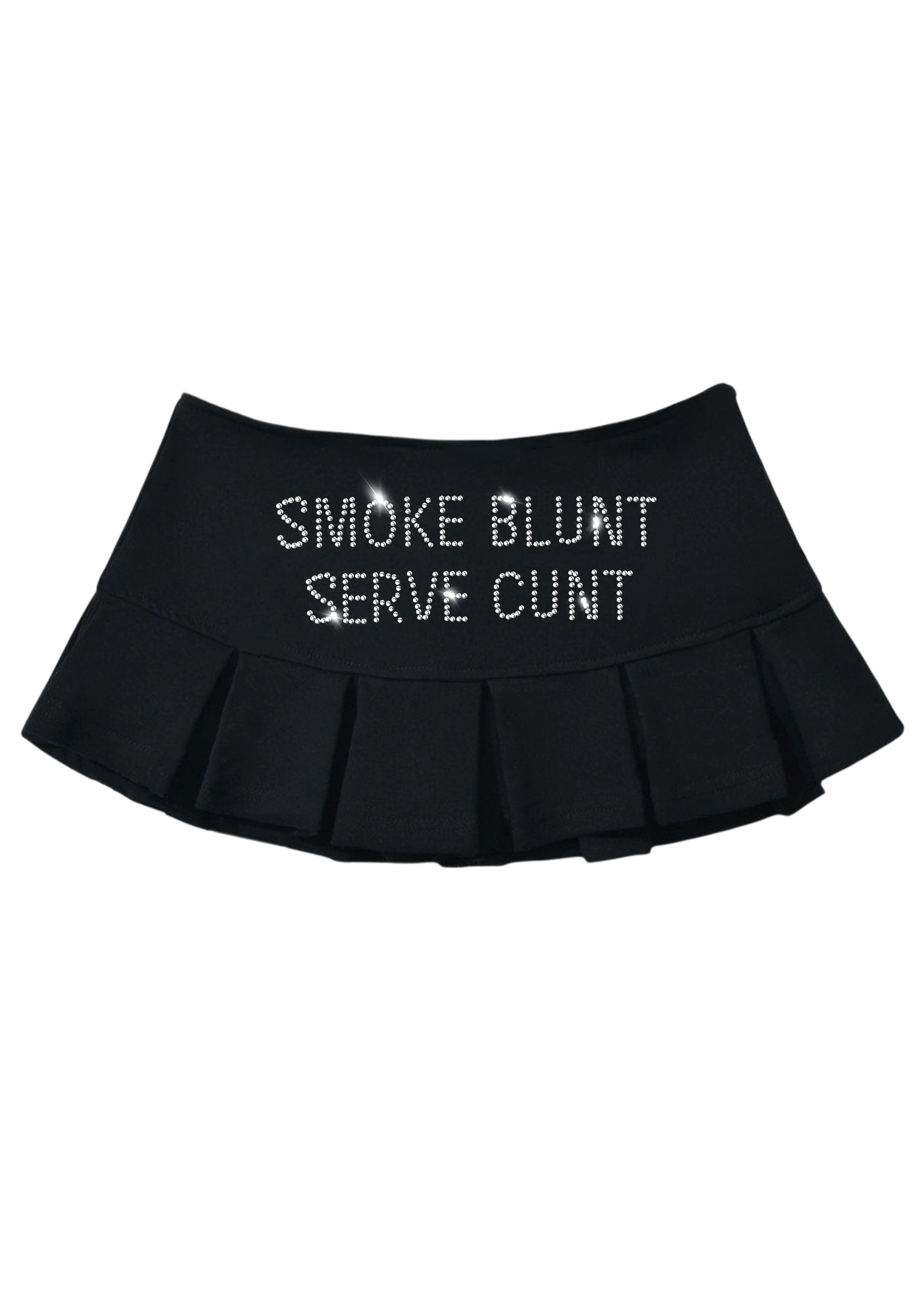 Smoke Blunt Y2K Mini Pleated Skirts