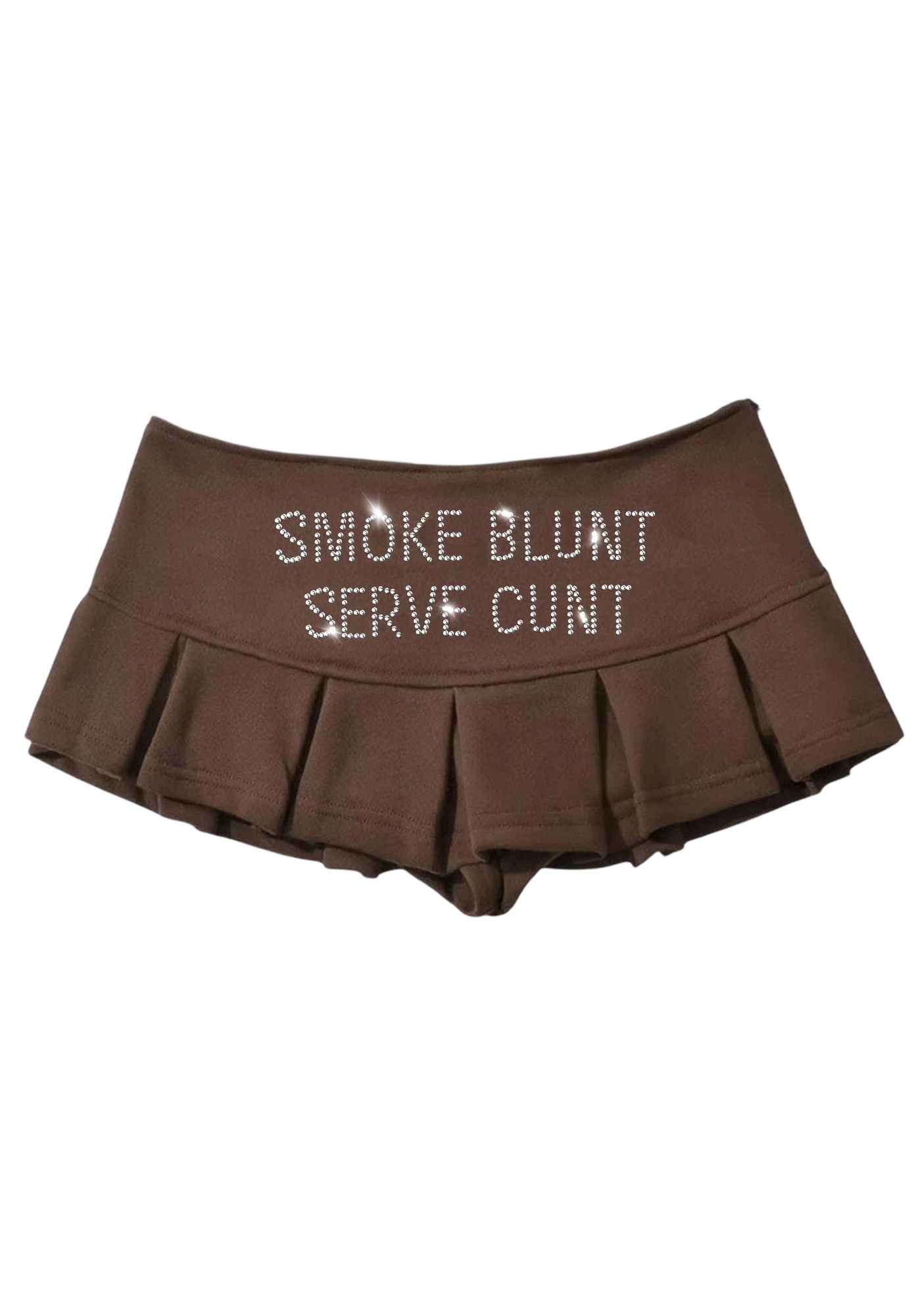 Smoke Blunt Y2K Mini Pleated Skirts