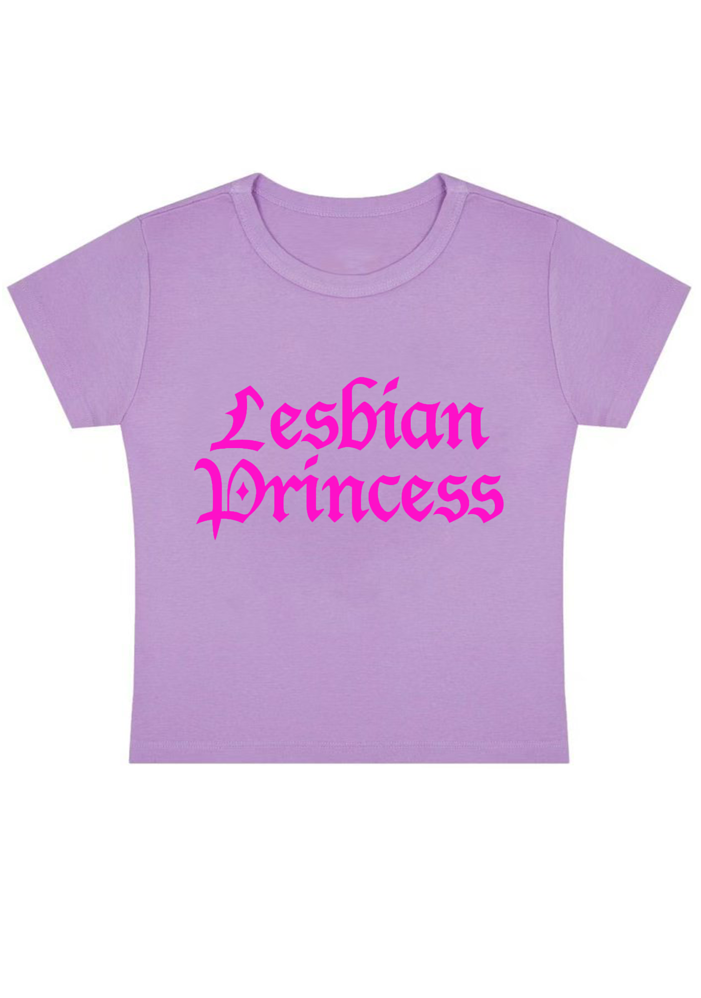 Lesbian Princess Y2k Baby Tee