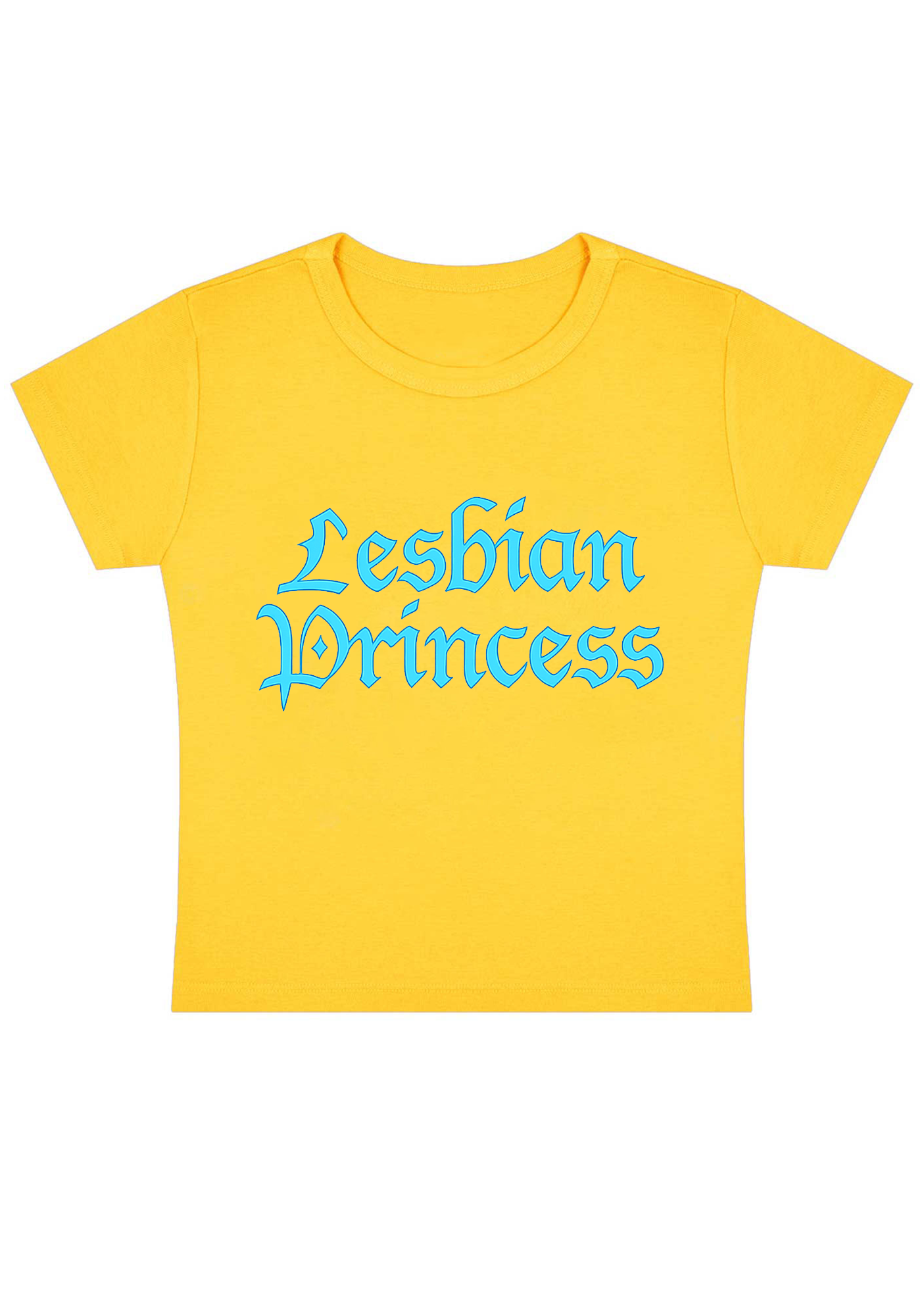 Lesbian Princess Y2k Baby Tee