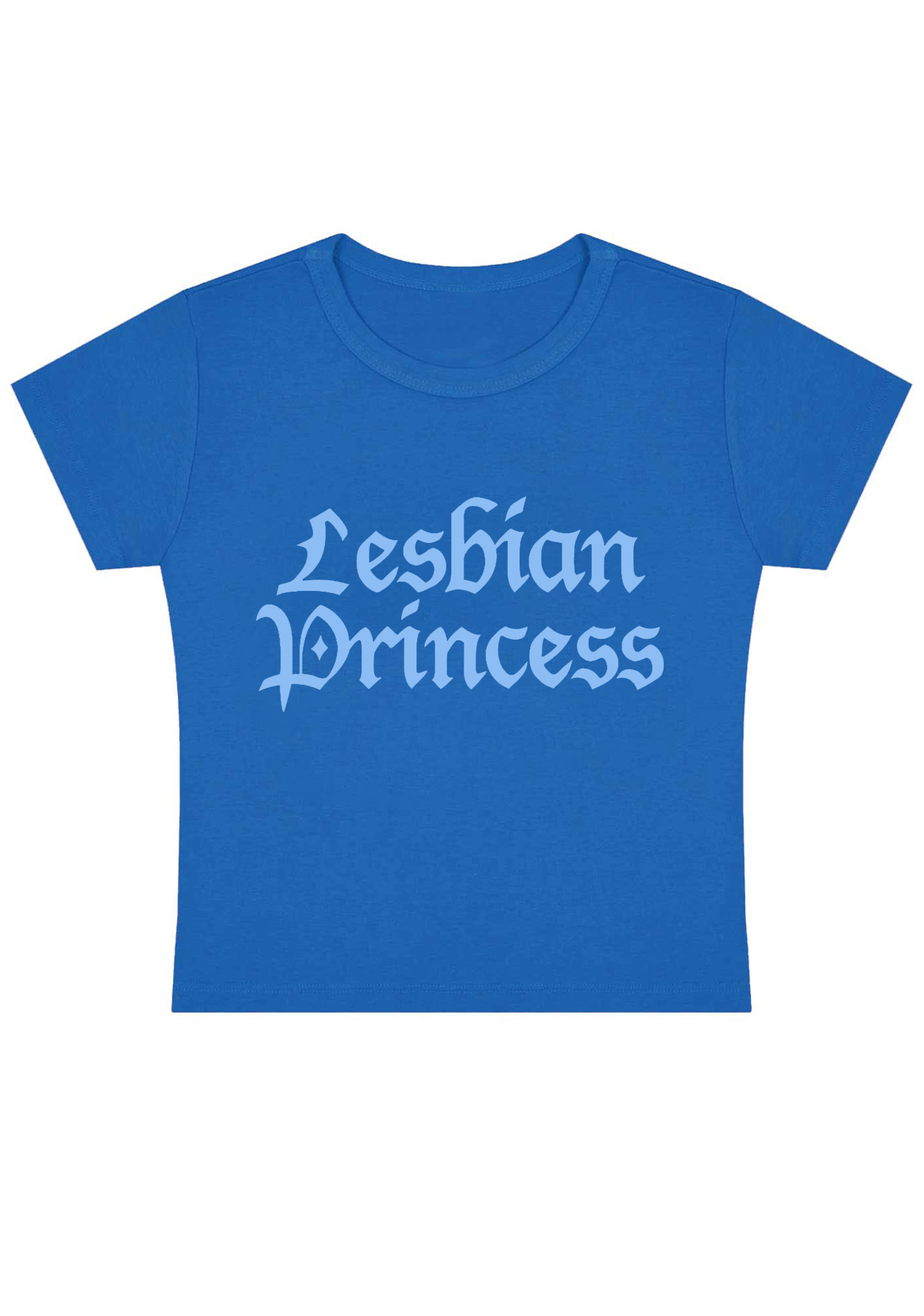 Lesbian Princess Y2k Baby Tee