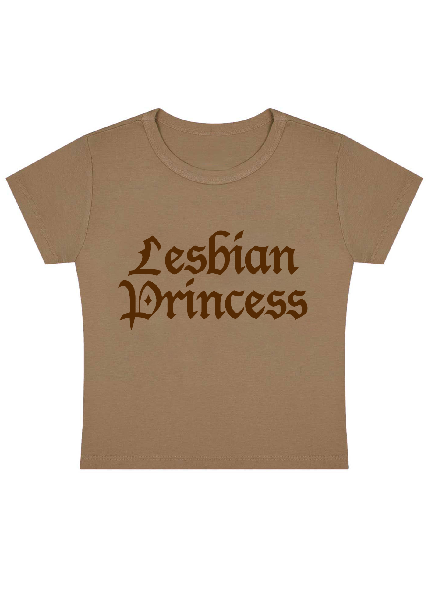 Lesbian Princess Y2k Baby Tee