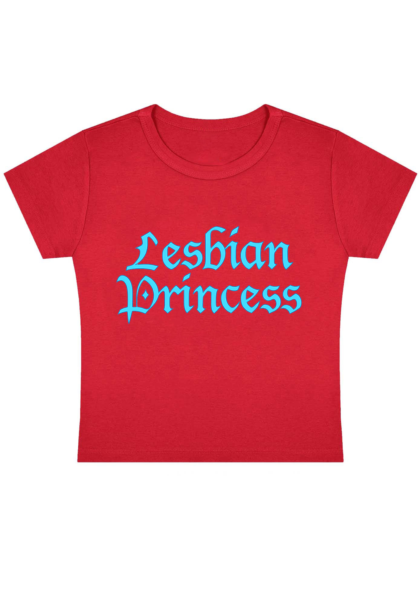 Lesbian Princess Y2k Baby Tee