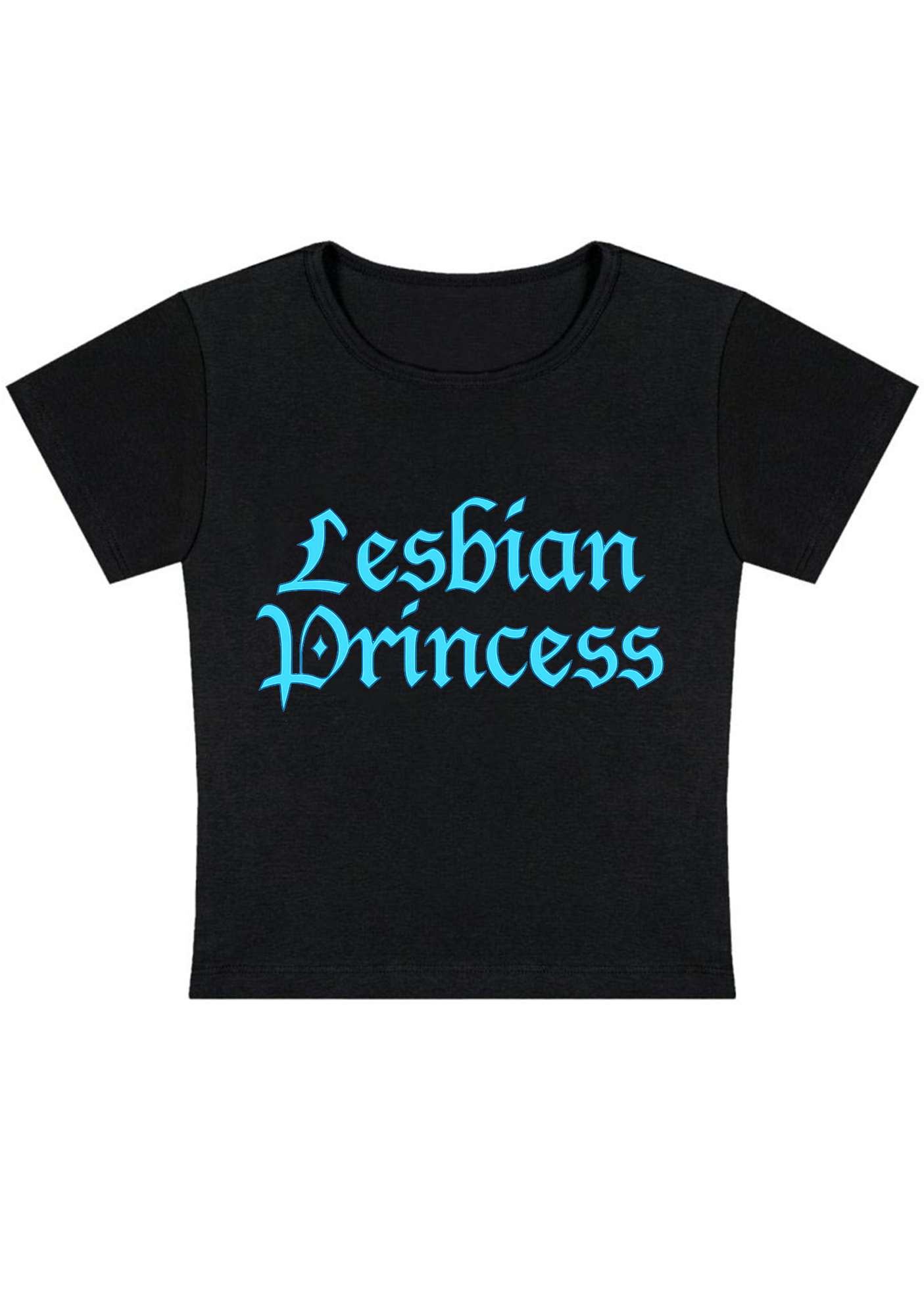 Lesbian Princess Y2k Baby Tee