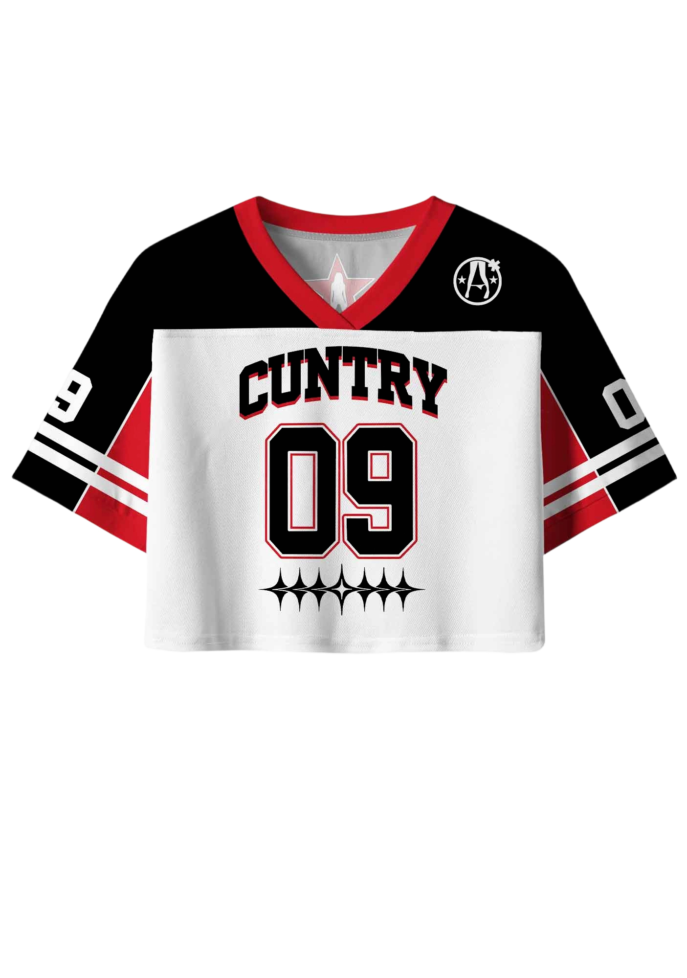 Cuntry Y2K Crop Sport Jersey Shirts