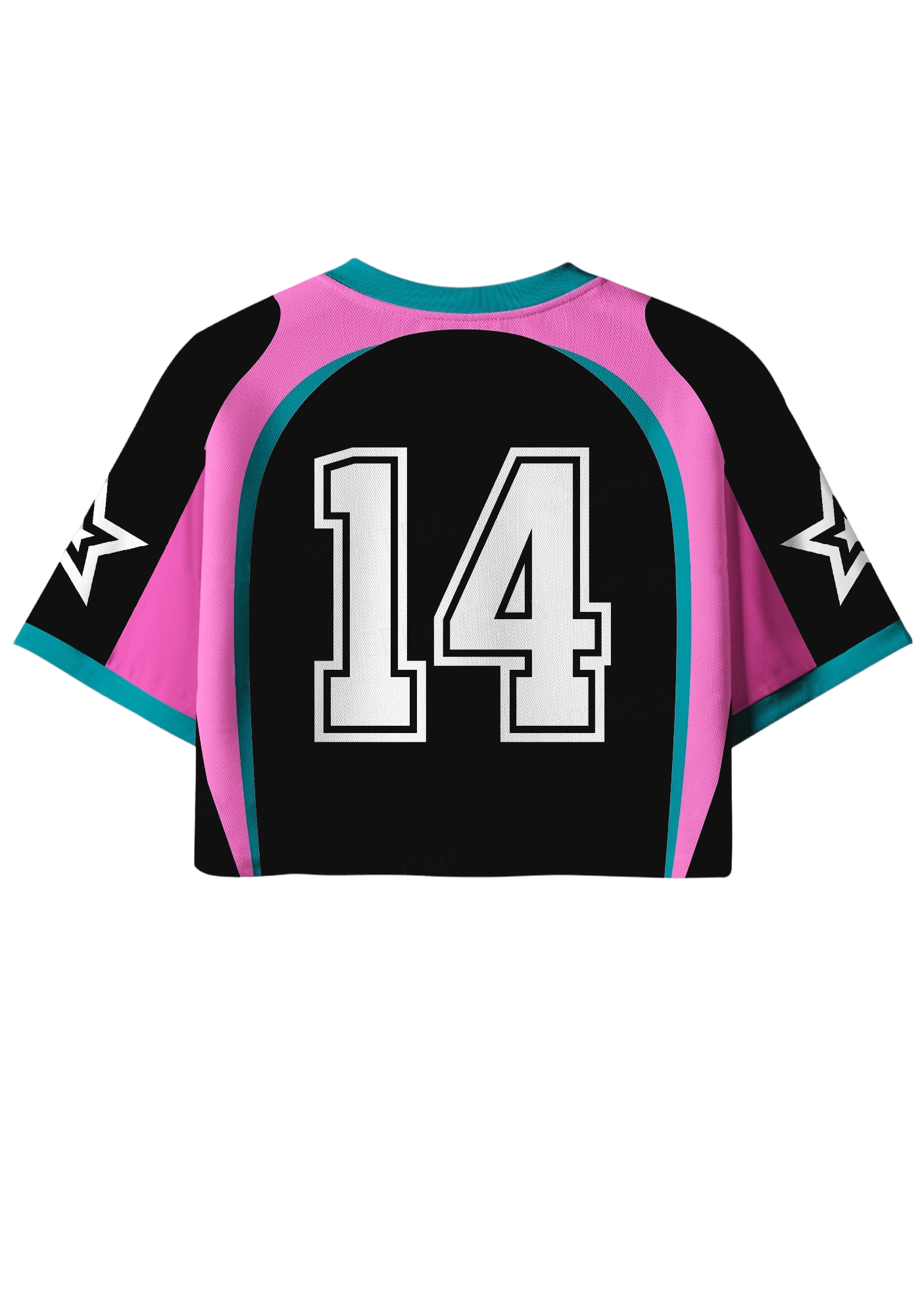 Porn Star Y2K Crop Sport Jersey Shirts