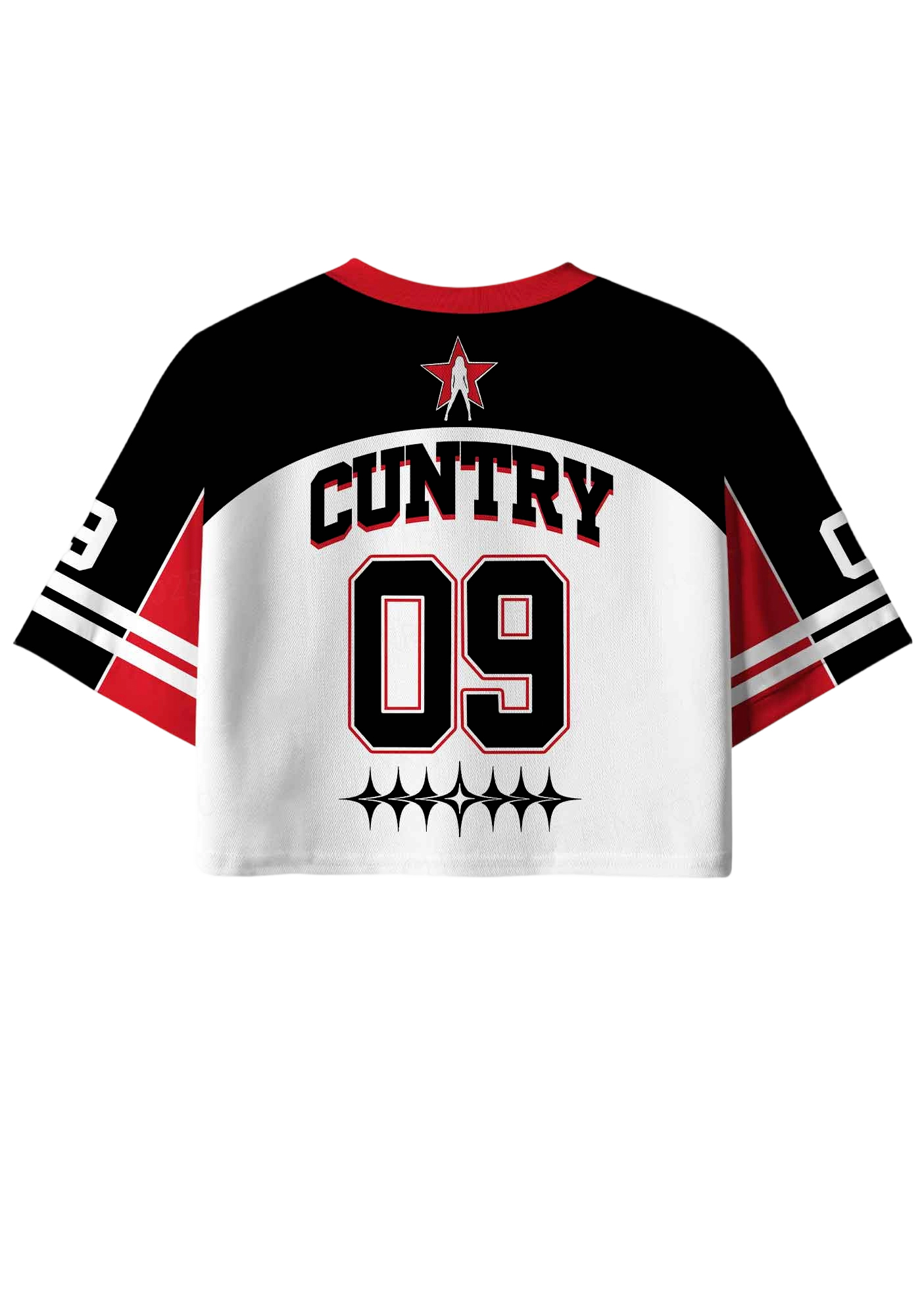 Cuntry Y2K Crop Sport Jersey Shirts