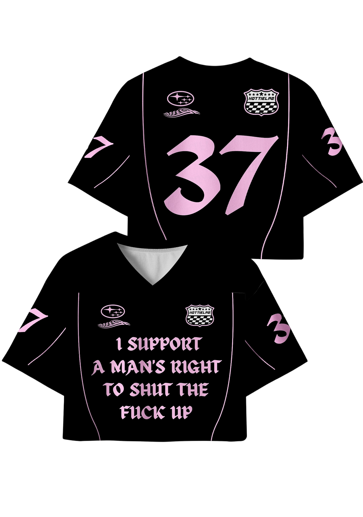 Men's Right Y2K Crop Sport Jersey Shirts